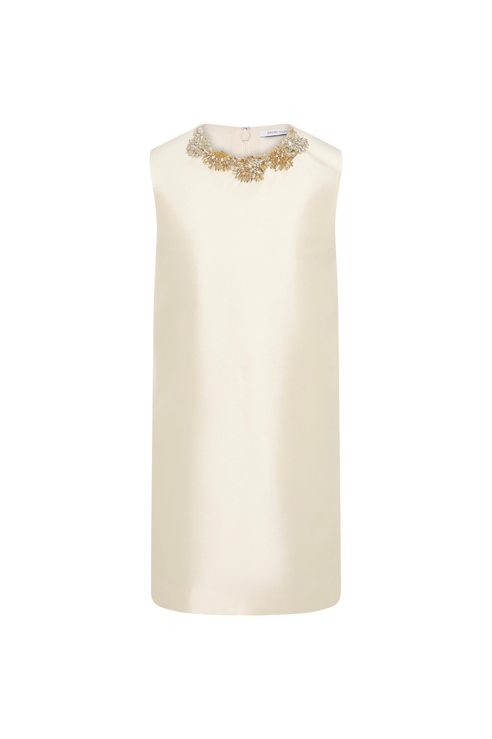 Rachel Gilbert Ludovica Shift Mini Dress - Rachel Gilbert Ivory - Australian Luxury Evening Wear at Luxury Shoes 