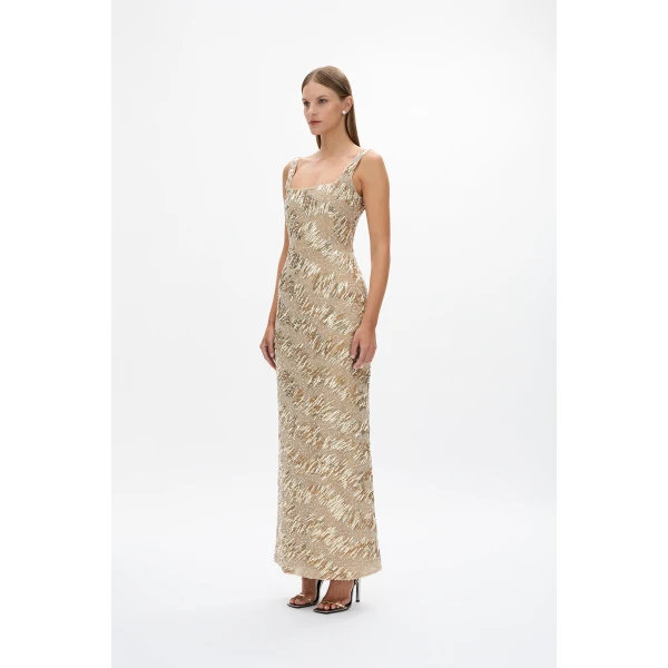 Rachel Gilbert Marcel Gown - Rachel Gilbert Gold - Australian Luxury Evening Wear at Luxury Shoes 