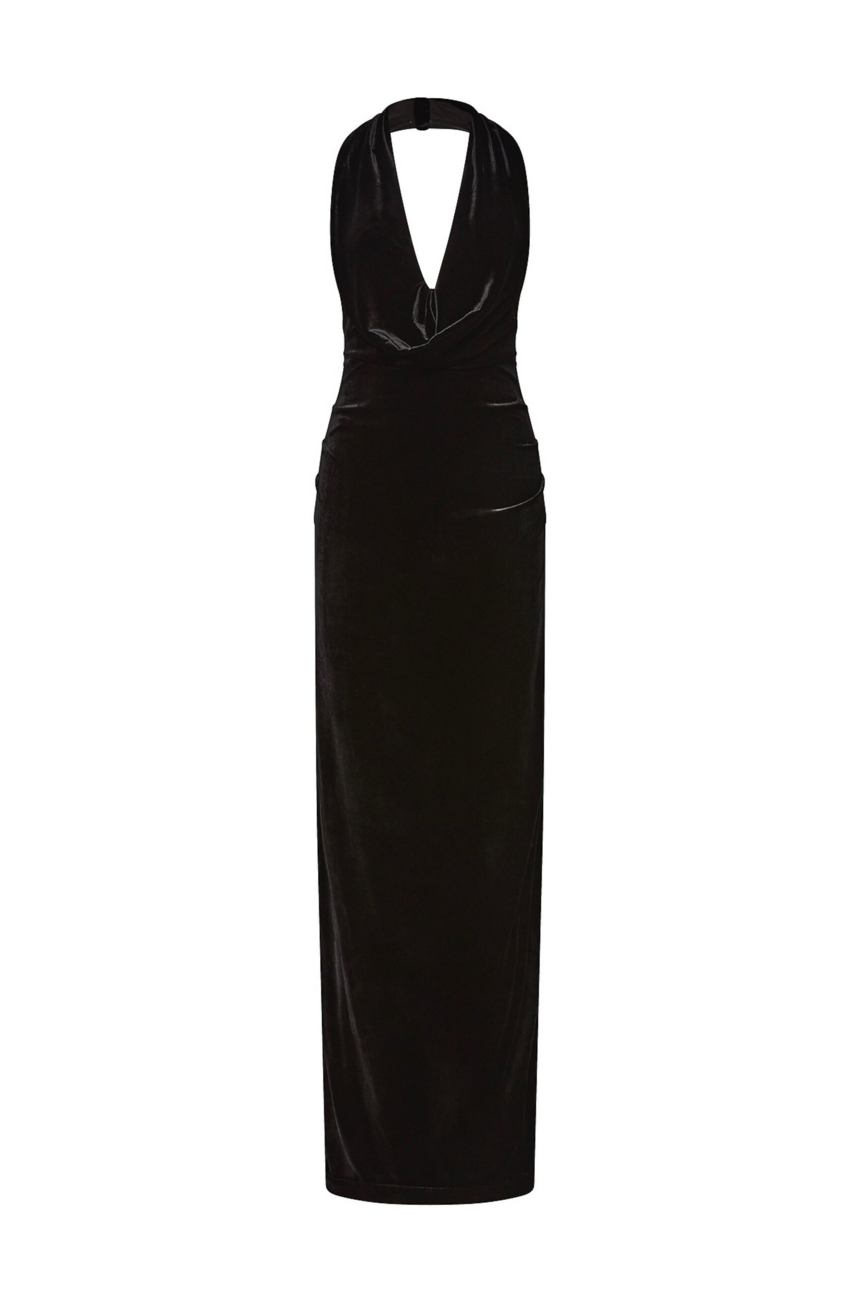 Rachel Gilbert Martin Plunge Gown - Rachel Gilbert Black - Australian Luxury Evening Wear at Luxury Shoes 