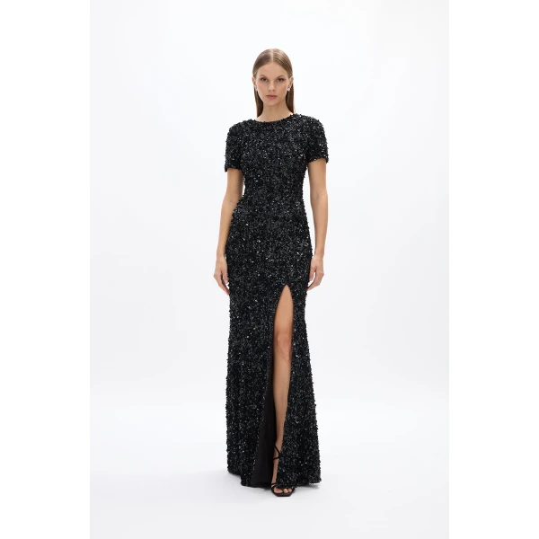 Rachel Gilbert Nixie Gown - Rachel Gilbert Black - Australian Luxury Evening Wear at Luxury Shoes 
