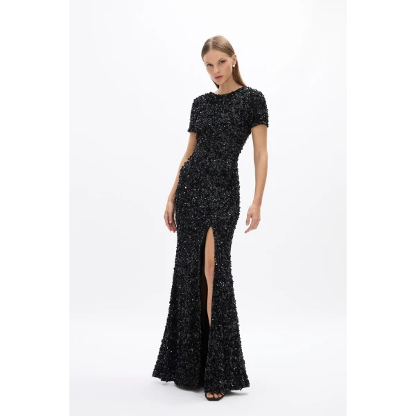 Rachel Gilbert Nixie Gown - Rachel Gilbert Black - Australian Luxury Evening Wear at Luxury Shoes 