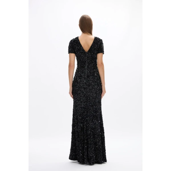 Rachel Gilbert Nixie Gown - Rachel Gilbert Black - Australian Luxury Evening Wear at Luxury Shoes 