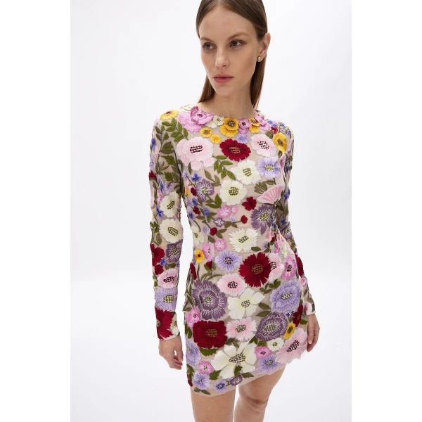 Rachel Gilbert Nya Mini Dress - Rachel Gilbert Multicolour - Australian Luxury Evening Wear at Luxury Shoes 