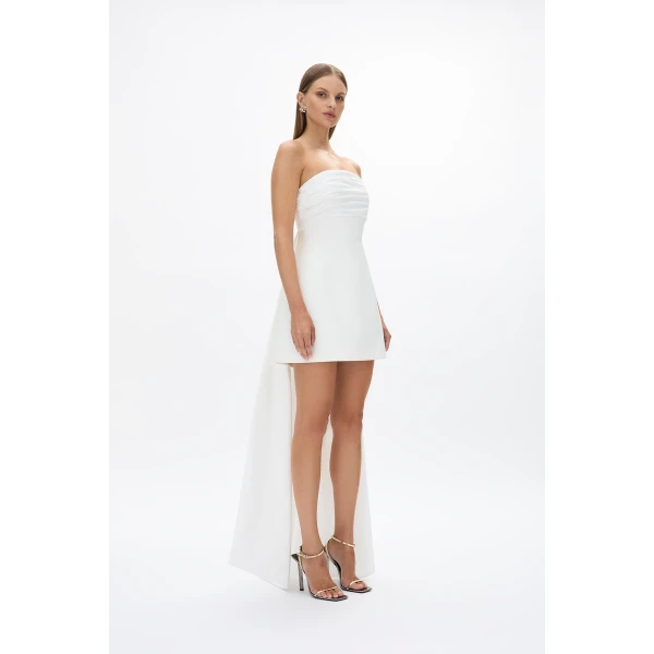 Rachel Gilbert Odette Mini Dress - Rachel Gilbert Ivory - Australian Luxury Evening Wear at Luxury Shoes 