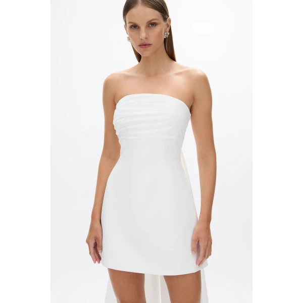 Rachel Gilbert Odette Mini Dress - Rachel Gilbert Ivory - Australian Luxury Evening Wear at Luxury Shoes 