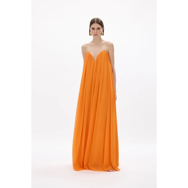 Rachel Gilbert Pamina Gown - Rachel Gilbert Orange - Australian Luxury Evening Wear at Luxury Shoes 