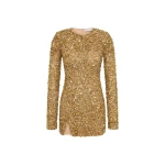 Rachel Gilbert Phillipe Mini Dress - Rachel Gilbert Gold - Australian Luxury Evening Wear at Luxury Shoes 