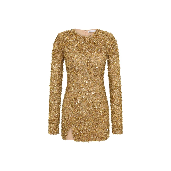 Rachel Gilbert Phillipe Mini Dress - Rachel Gilbert Gold - Australian Luxury Evening Wear at Luxury Shoes 