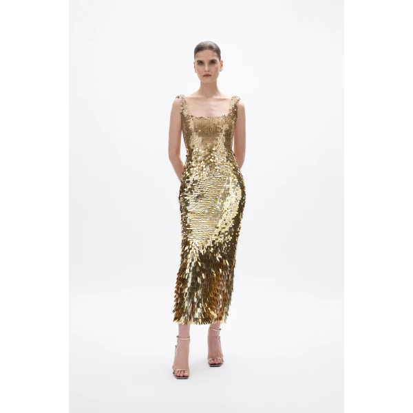 Rachel Gilbert Remy Dress - Rachel Gilbert Gold - Australian Luxury Evening Wear at Luxury Shoes 