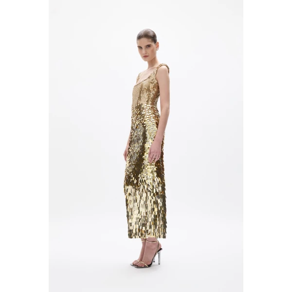 Rachel Gilbert Remy Dress - Rachel Gilbert Gold - Australian Luxury Evening Wear at Luxury Shoes 