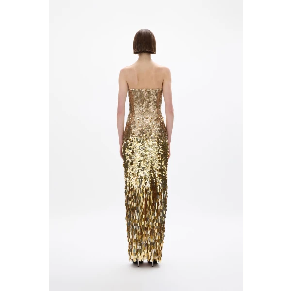 Rachel Gilbert Remy Gown - Rachel Gilbert Gold - Australian Luxury Evening Wear at Luxury Shoes 