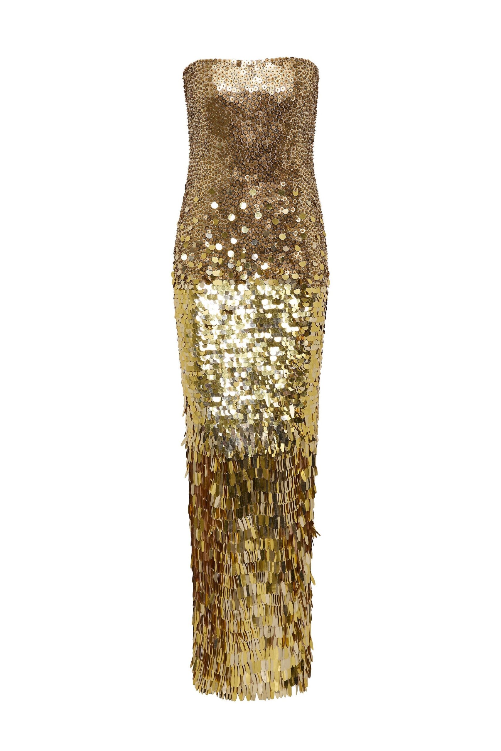 Rachel Gilbert Remy Gown - Rachel Gilbert Gold - Australian Luxury Evening Wear at Luxury Shoes 