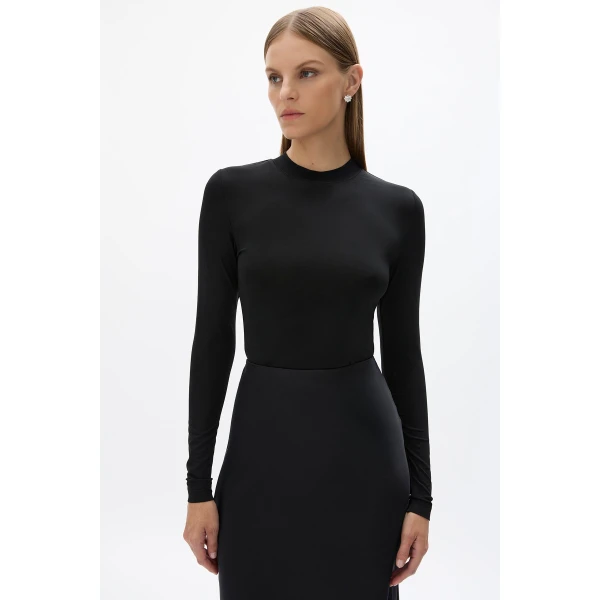 Rachel Gilbert Rick Long Sleeve Top - Rachel Gilbert Black - Australian Luxury Evening Wear at Luxury Shoes 