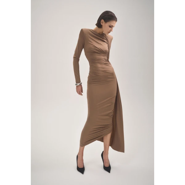 Rachel Gilbert Rico Dress - Rachel Gilbert Brown - Australian Luxury Evening Wear at Luxury Shoes 