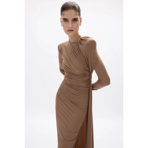 Rachel Gilbert Rico Dress - Rachel Gilbert Brown - Australian Luxury Evening Wear at Luxury Shoes 