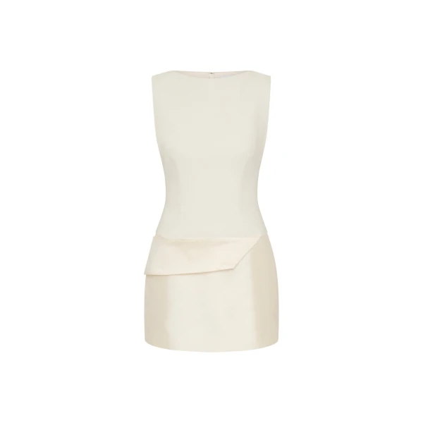 Rachel Gilbert Rikki Mini Dress - Rachel Gilbert Ivory - Australian Luxury Evening Wear at Luxury Shoes 
