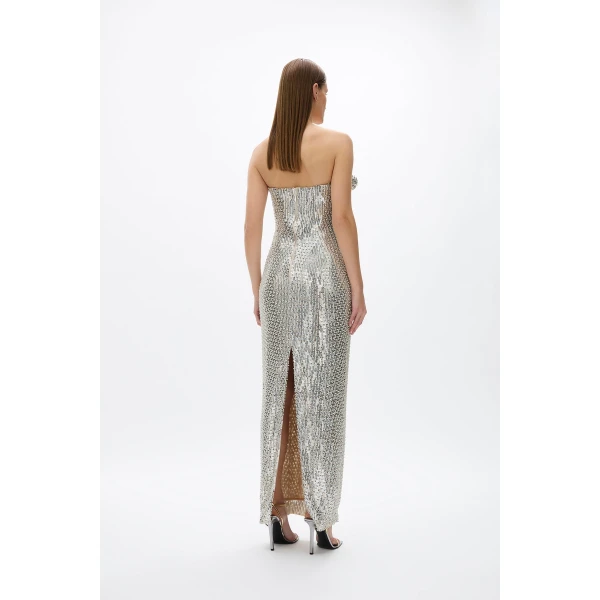Rachel Gilbert Rosalie Gown - Rachel Gilbert Silver - Australian Luxury Evening Wear at Luxury Shoes 