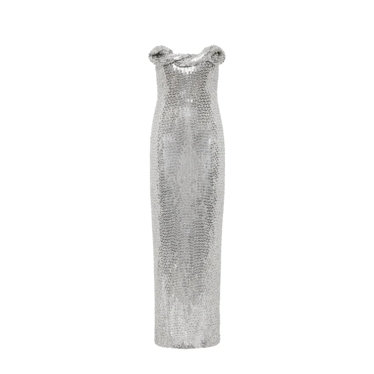 Rachel Gilbert Rosalie Gown - Rachel Gilbert Silver - Australian Luxury Evening Wear at Luxury Shoes 