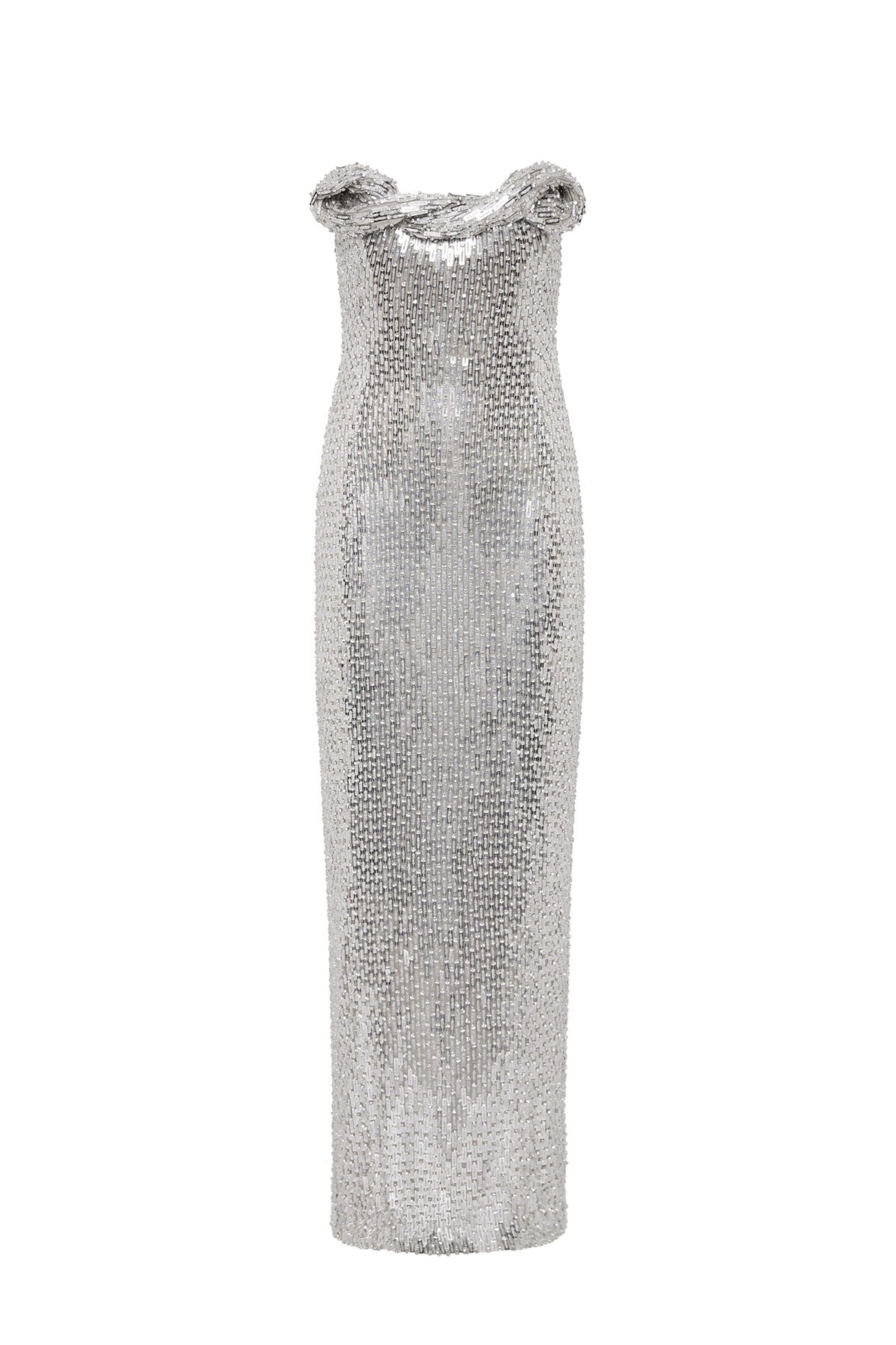 Rachel Gilbert Rosalie Gown - Rachel Gilbert Silver - Australian Luxury Evening Wear at Luxury Shoes 