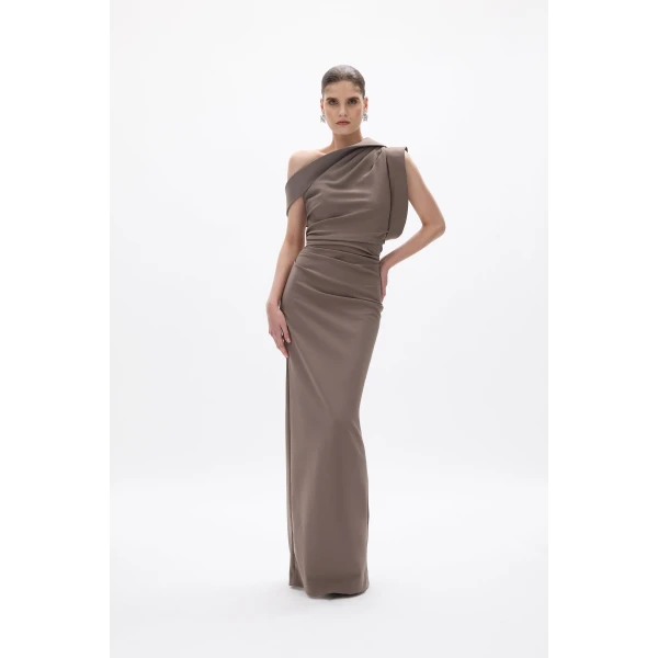 Rachel Gilbert Rowana Gown - Rachel Gilbert Brown - Australian Luxury Evening Wear at Luxury Shoes 