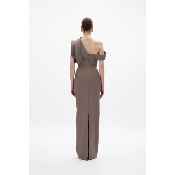 Rachel Gilbert Rowana Gown - Rachel Gilbert Brown - Australian Luxury Evening Wear at Luxury Shoes 