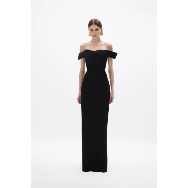 Rachel Gilbert Rydell Gown - Rachel Gilbert Black - Australian Luxury Evening Wear at Luxury Shoes 
