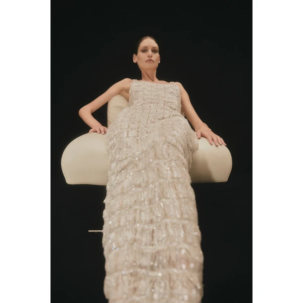 Rachel Gilbert Sadie Gown - Rachel Gilbert Ivory - Australian Luxury Evening Wear at Luxury Shoes 