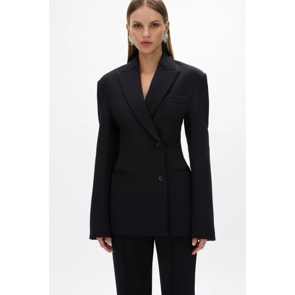 Rachel Gilbert Sergio Blazer - Rachel Gilbert Black - Australian Luxury Evening Wear at Luxury Shoes 