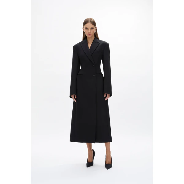 Rachel Gilbert Sergio Coat - Rachel Gilbert Black - Australian Luxury Evening Wear at Luxury Shoes 