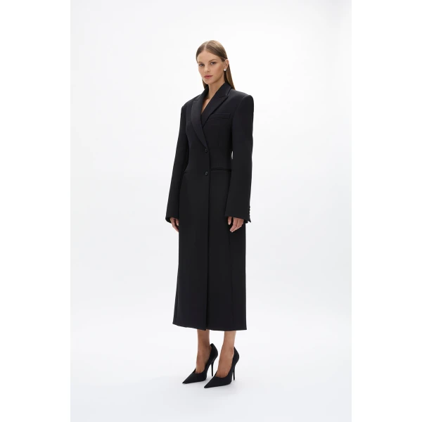 Rachel Gilbert Sergio Coat - Rachel Gilbert Black - Australian Luxury Evening Wear at Luxury Shoes 