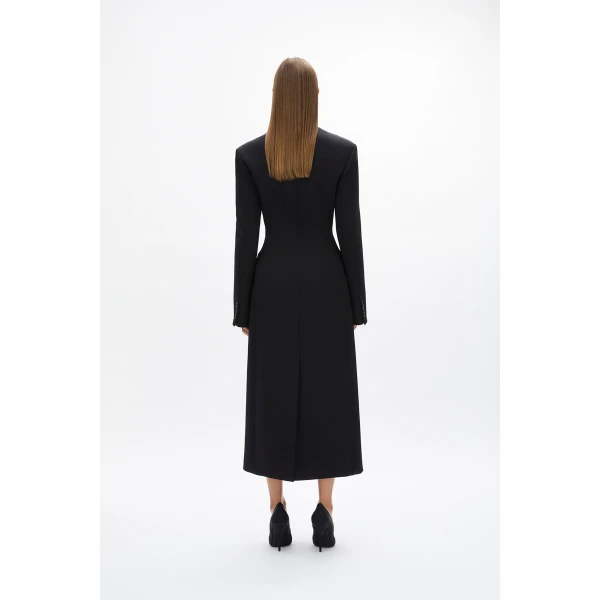 Rachel Gilbert Sergio Coat - Rachel Gilbert Black - Australian Luxury Evening Wear at Luxury Shoes 