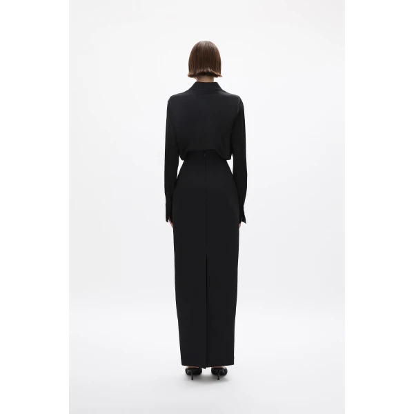 Rachel Gilbert Sergio Column Skirt - Rachel Gilbert Black - Australian Luxury Evening Wear at Luxury Shoes 