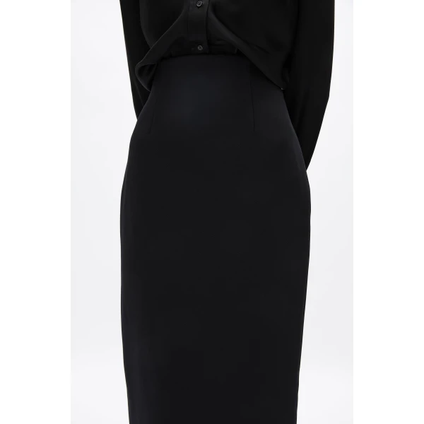 Rachel Gilbert Sergio Column Skirt - Rachel Gilbert Black - Australian Luxury Evening Wear at Luxury Shoes 
