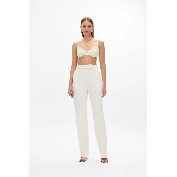 Rachel Gilbert Sergio Pant - Rachel Gilbert Ivory - Australian Luxury Evening Wear at Luxury Shoes 