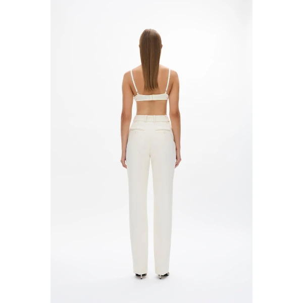 Rachel Gilbert Sergio Pant - Rachel Gilbert Ivory - Australian Luxury Evening Wear at Luxury Shoes 