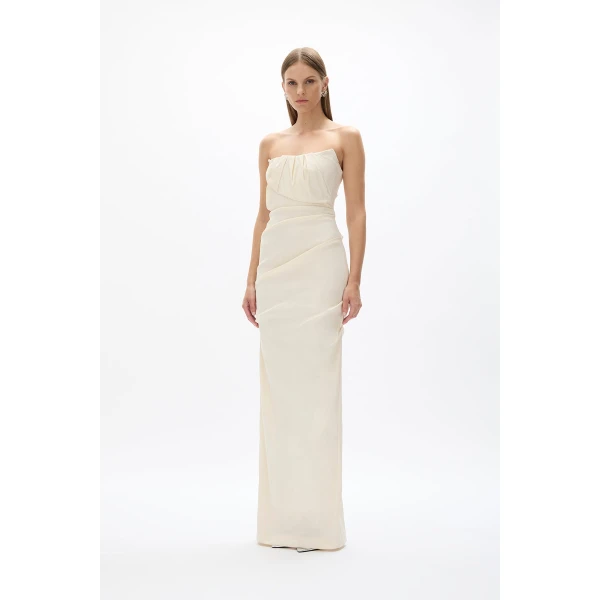 Rachel Gilbert Sienna Strapless Gown - Rachel Gilbert Ivory - Australian Luxury Evening Wear at Luxury Shoes 