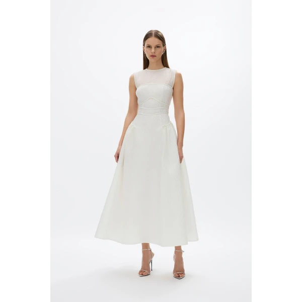 Rachel Gilbert Sophia Dress - Rachel Gilbert Ivory - Australian Luxury Evening Wear at Luxury Shoes 