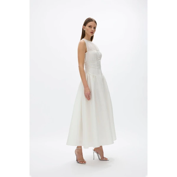 Rachel Gilbert Sophia Dress - Rachel Gilbert Ivory - Australian Luxury Evening Wear at Luxury Shoes 