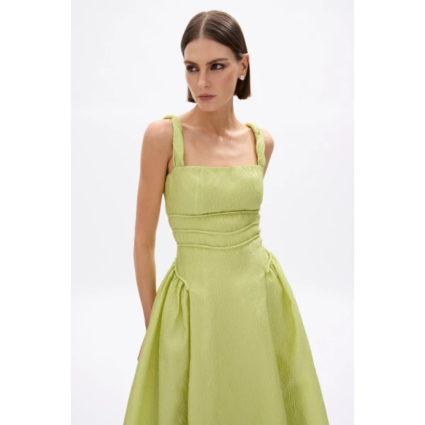 Rachel Gilbert Sophia Strap Dress - Rachel Gilbert Green - Australian Luxury Evening Wear at Luxury Shoes 