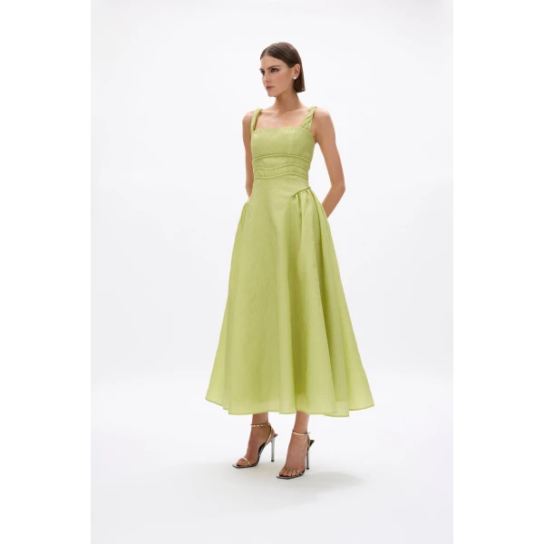 Rachel Gilbert Sophia Strap Dress - Rachel Gilbert Green - Australian Luxury Evening Wear at Luxury Shoes 