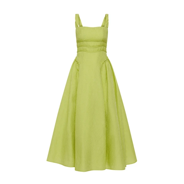 Rachel Gilbert Sophia Strap Dress - Rachel Gilbert Green - Australian Luxury Evening Wear at Luxury Shoes 