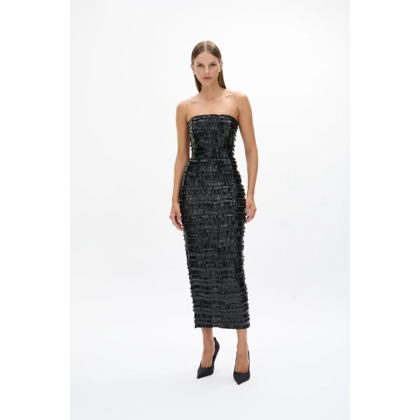 Rachel Gilbert Sylvie Dress - Rachel Gilbert Black - Australian Luxury Evening Wear at Luxury Shoes 