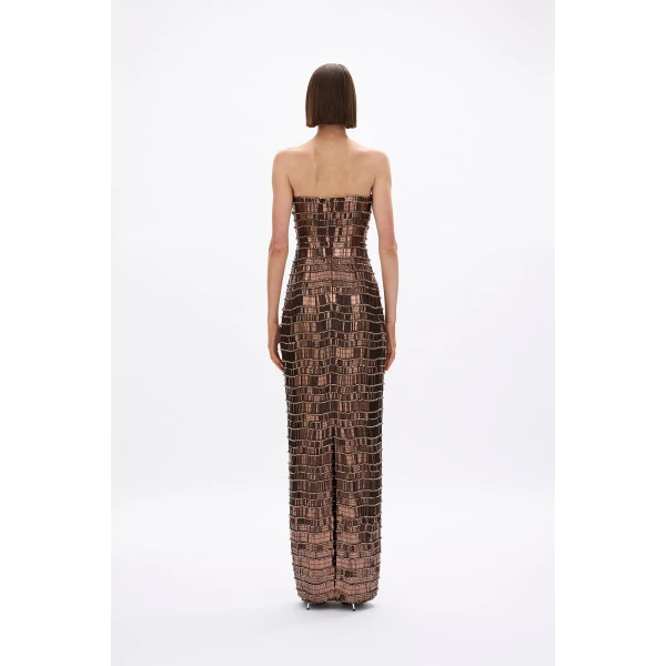 Rachel Gilbert Sylvie Gown - Rachel Gilbert Brown - Australian Luxury Evening Wear at Luxury Shoes 