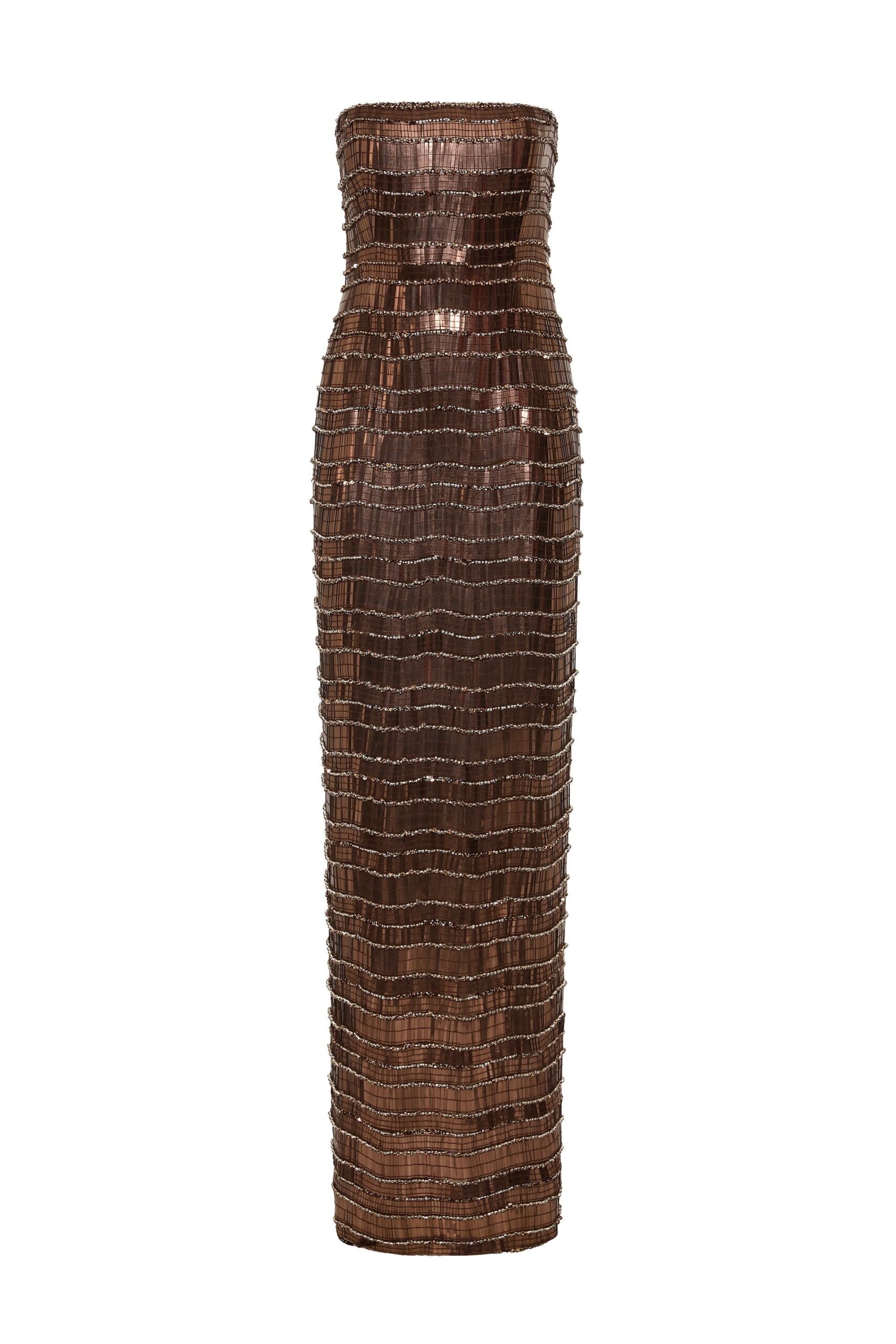 Rachel Gilbert Sylvie Gown - Rachel Gilbert Brown - Australian Luxury Evening Wear at Luxury Shoes 