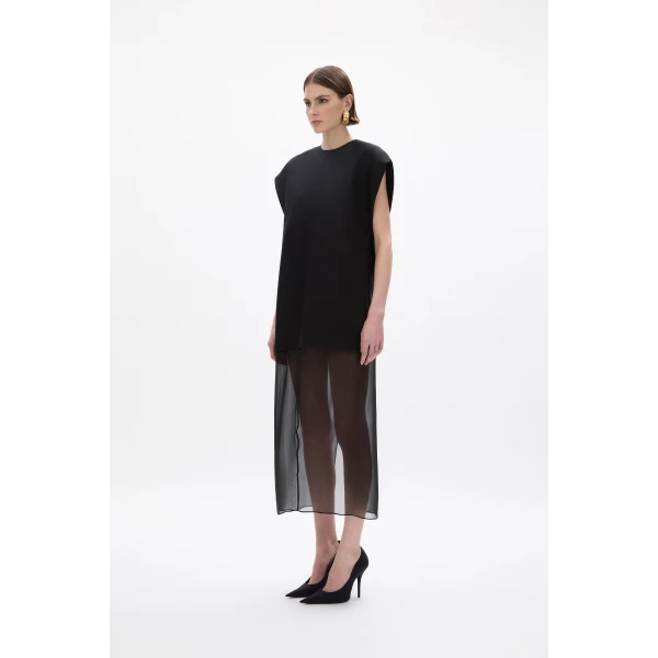 Rachel Gilbert Vida Shift Dress - Rachel Gilbert Black - Australian Luxury Evening Wear at Luxury Shoes 