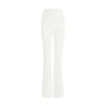 Safiyaa Alexa Ivory Trousers - Safiyaa Pants - Heavy Crepe Cape Gown - Shop at Luxury Shoes 