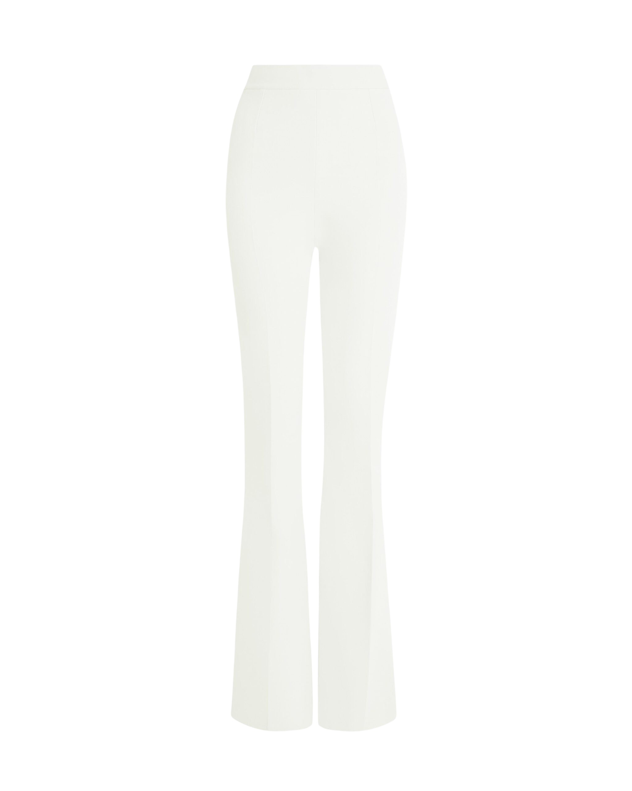 Safiyaa Alexa Ivory Trousers - Safiyaa Pants - Heavy Crepe Cape Gown - Shop at Luxury Shoes 