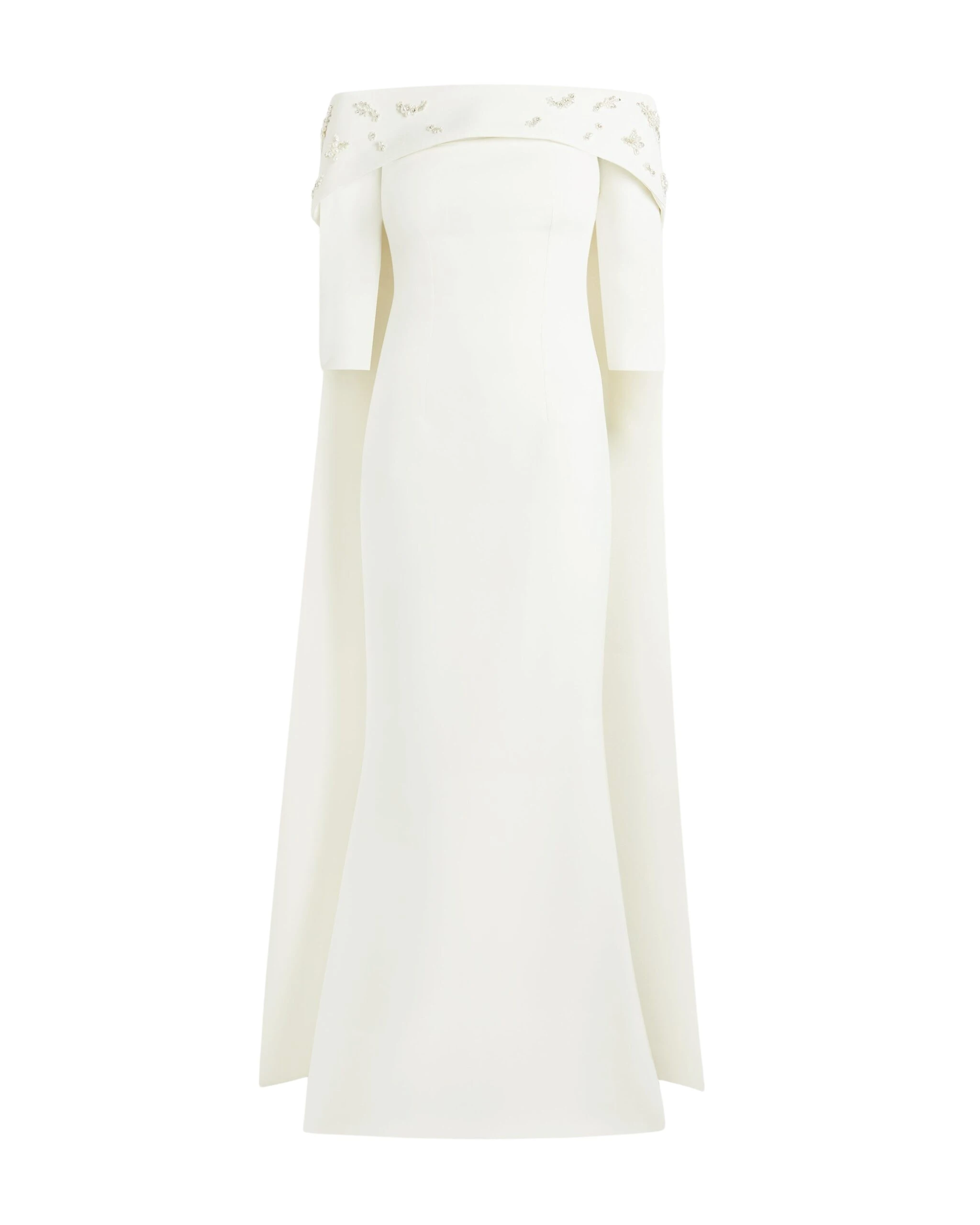 Safiyaa-Bellara-Pearl-Floral-Embroidered-Ivory-Harness-Soshin-Dress-Coveti-scaled35834_nobg Safiyaa Bellara Pearl Floral Embroidered Ivory Harness & Soshin Dress - Safiyaa Dresses - Heavy Crepe Cape Gown - Shop at Luxury Shoes