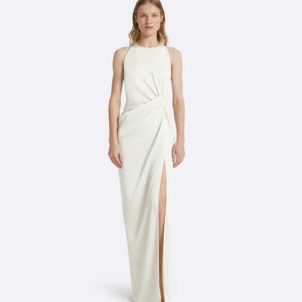 Safiyaa Cameron Ivory Long Dress, view 2