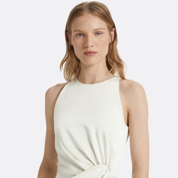 Safiyaa Cameron Ivory Long Dress, view 4